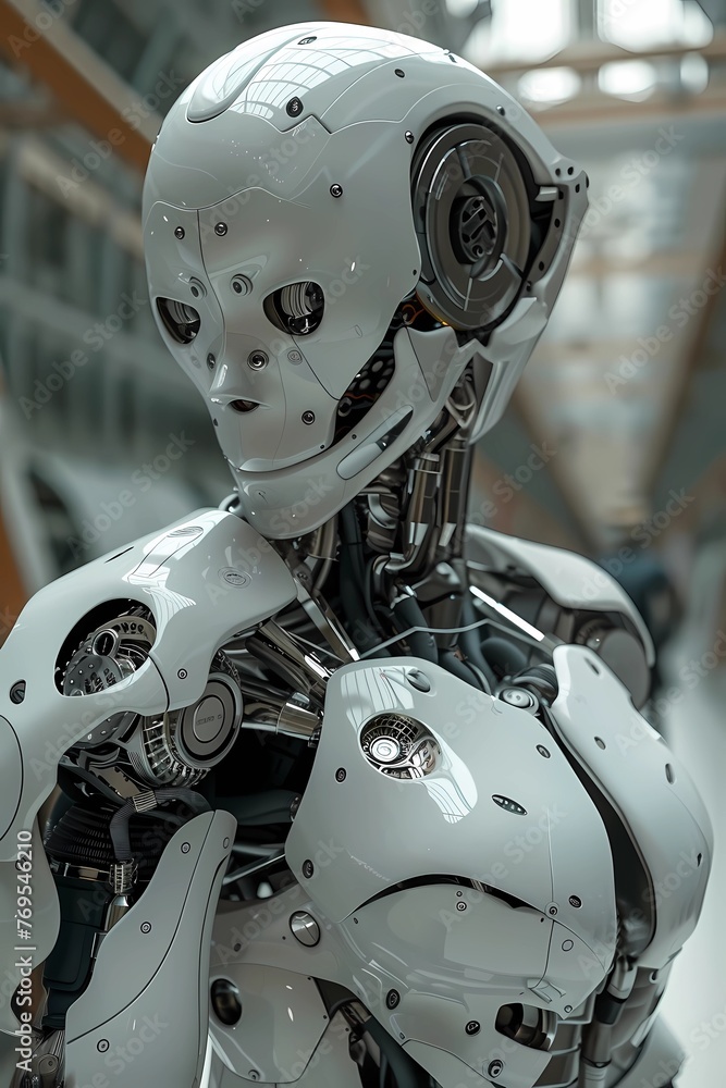 Fototapeta premium Intricate Intelligent Robotic Marvels