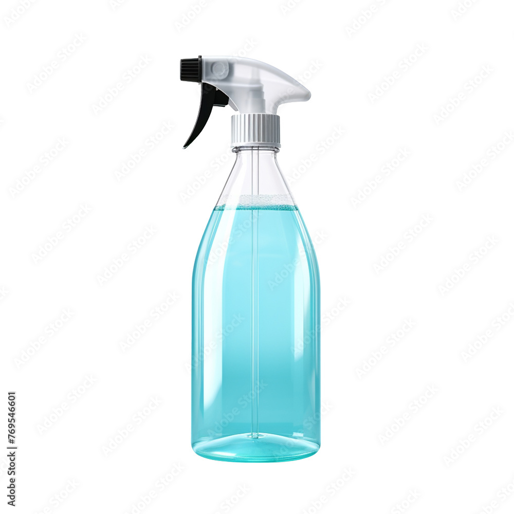 Cleaning spray bottle isolated on transparent background Cleaning spray bottle isolated on transparent background