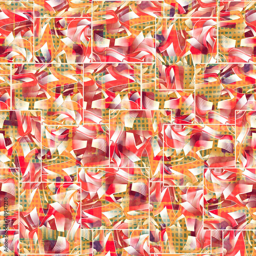 christmas candy canes abstract background watercolor wallpaper design fabrics pirnt  photo