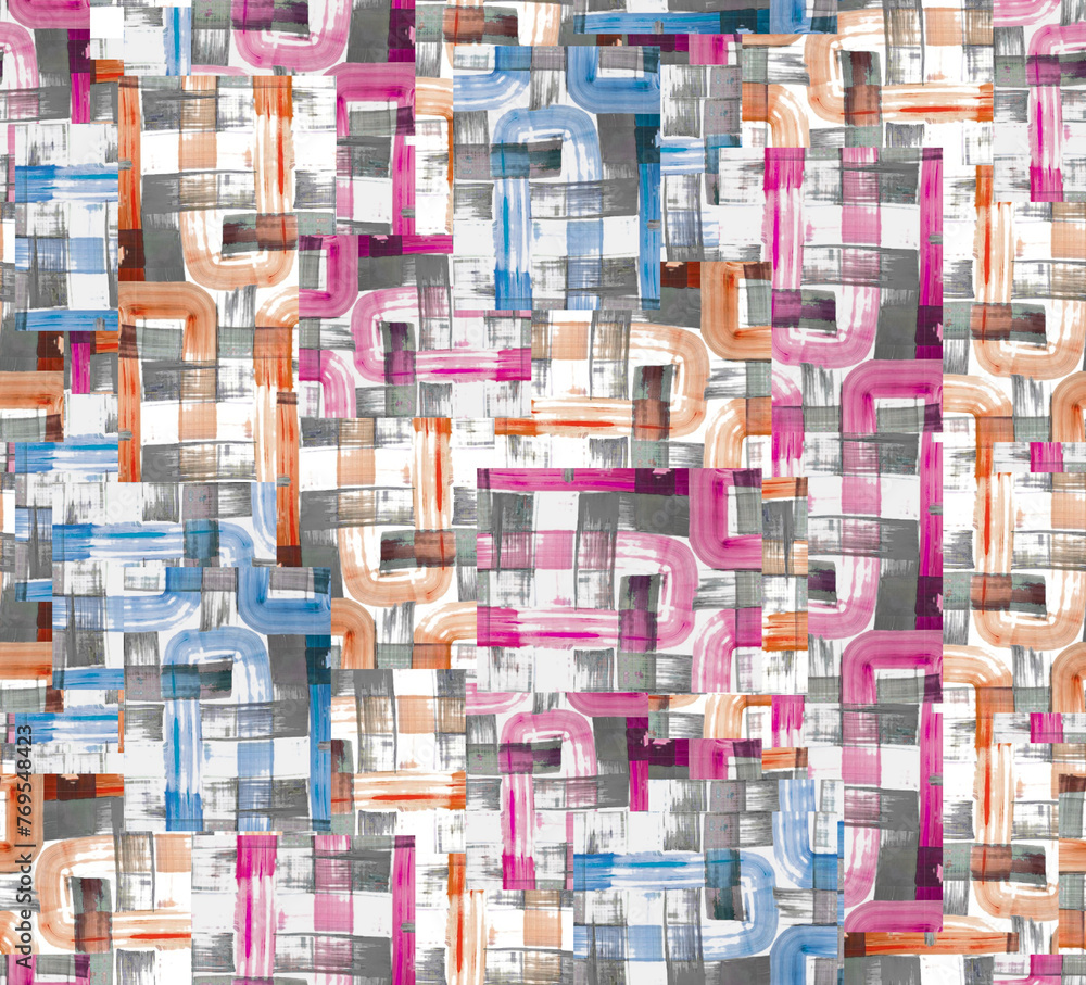 abstract background with squares multicolor pattern wallpaper design 