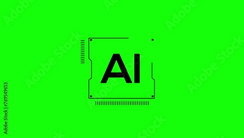 AI Processor Frame loop Green screen