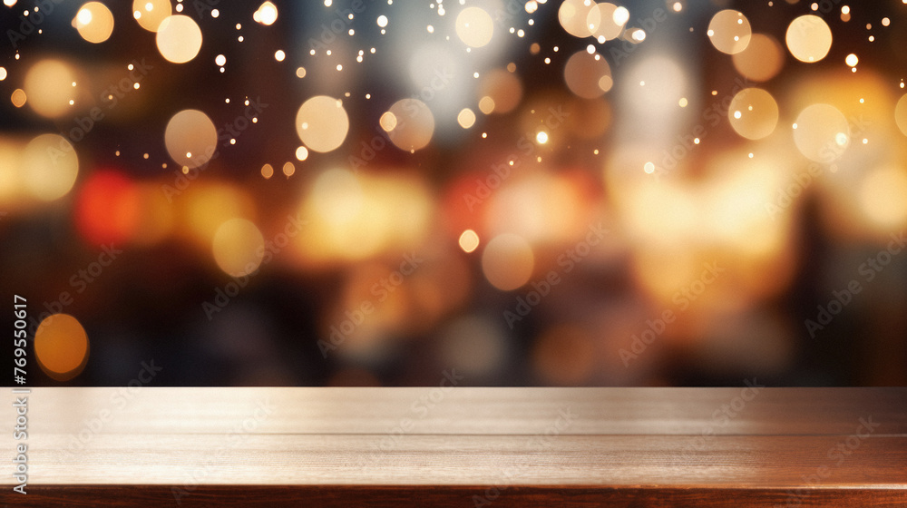 Wooden table bokeh city view background, empty wood desk tabletop counter surface product display mockup with blurry cityscape lights abstract backdrop presentation. Mock up, copy space . Wooden table bokeh city view background, empty wood desk tabletop counter surface product display mockup with blurry cityscape lights abstract backdrop presentation. Mock up, copy space .