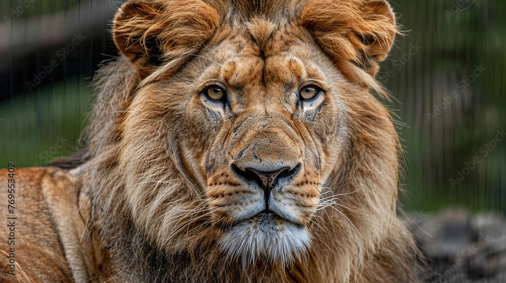 Fototapeta premium portrait of a lion