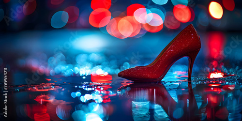 Red High Heels,Red Hot: Stylish High Heels photo
