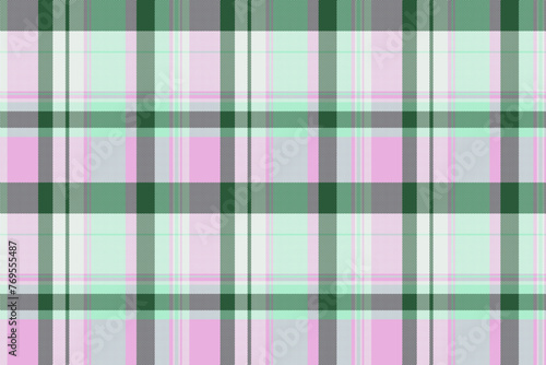 Textile tartan seamless of check background pattern with a fabric texture plaid vector.