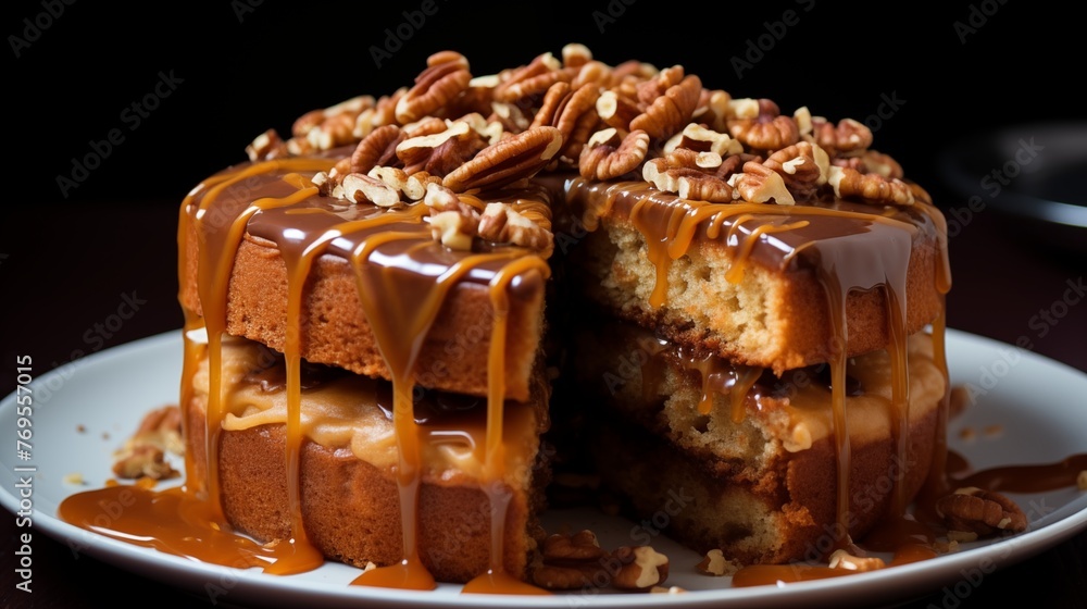 Coffee walnut cake with espresso glaze ultra hd. Coffee walnut cake with espresso glaze ultra hd.