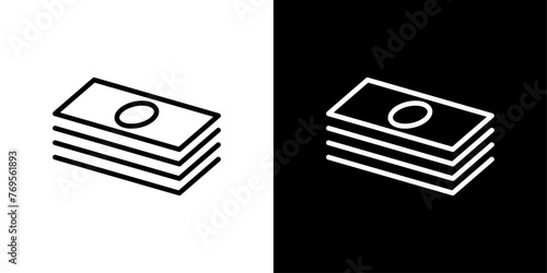 シンプルな貨幣のベクターアイコン