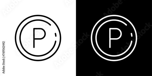 シンプルなポイントイメージのベクターアイコン