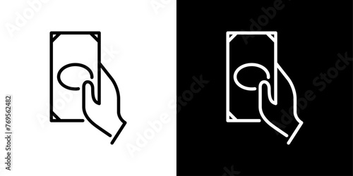 シンプルな貨幣のベクターアイコン