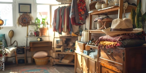 Eco-Friendly Interior Decor Finds: Secondhand Gems at Charity Shops and Thrift Stores. Concept Eco-Friendly, Interior Decor, Secondhand Gems, Charity Shops, Thrift Stores