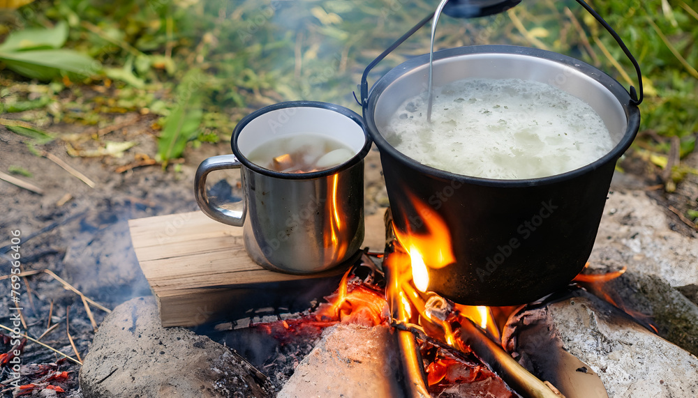 kettle on the campfire wallpaper background kettle on the campfire wallpaper background