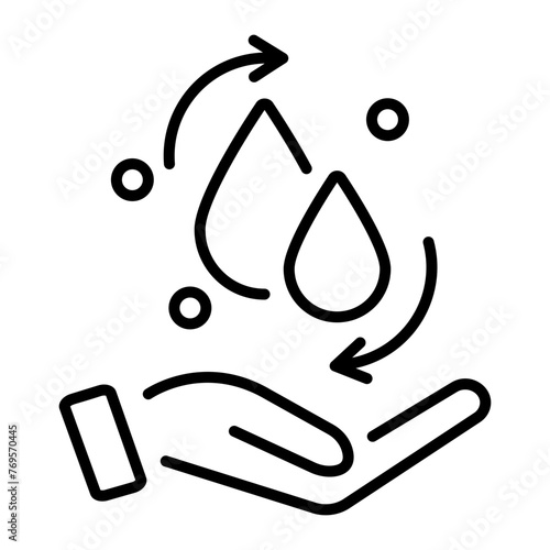 Get this line style icon of implantation bleeding 