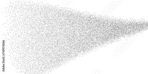 Water spray, dust and dots, mist of atomizer. Vector