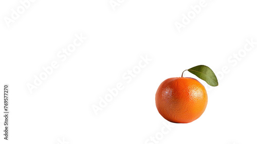 Clementine on Transparent Background