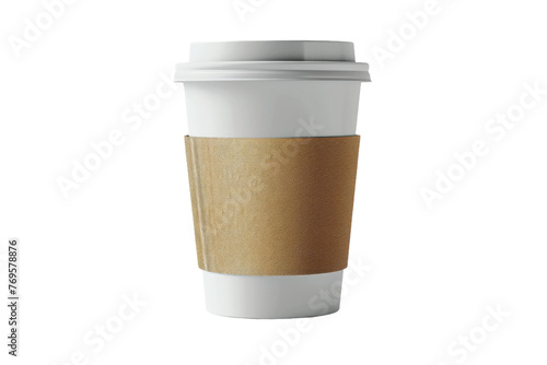 Cup Sleeve Design Isolated on Transparent Background