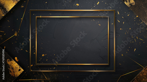 gold frame background
