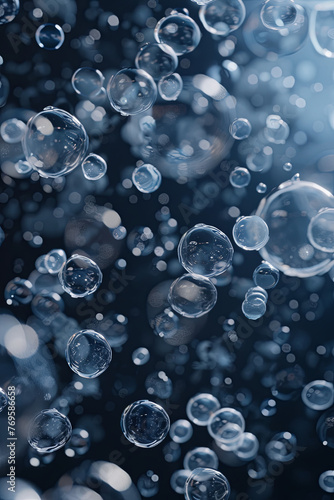 Abstract bubble pattern for background © grey