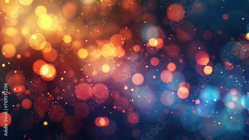 abstract background with bokeh defocused lights © ILOVEART