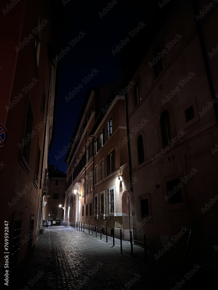 view of the old town - obrazy, fototapety, plakaty 