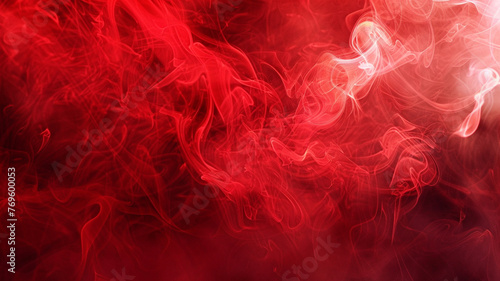 Red smokey abstract background