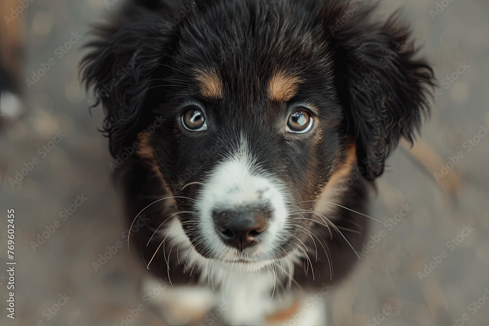 Fototapeta premium Closeup of a dog face