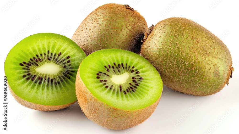 Fototapeta premium Kiwi . Delicate ripe tasty exotic fruit. Generative ai