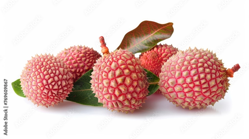 Lychee . Delicate ripe tasty exotic fruit. Generative ai Lychee . Delicate ripe tasty exotic fruit. Generative ai