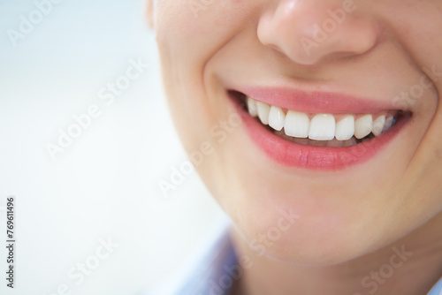 Obraz na płótnie Healthy teeth w salonie