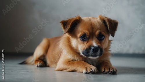 puppy on the porch