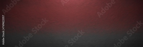 dark maroon to charcoal gray color gradient kraft paper grainy rough texture banner panoramic background banner template backdrop from Generative AI