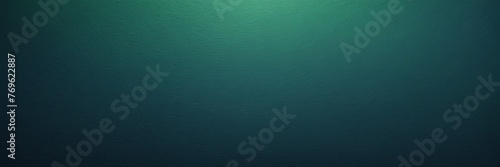 Midnight blue to forest green color gradient kraft paper grainy rough texture banner panoramic background banner template backdrop from Generative AI