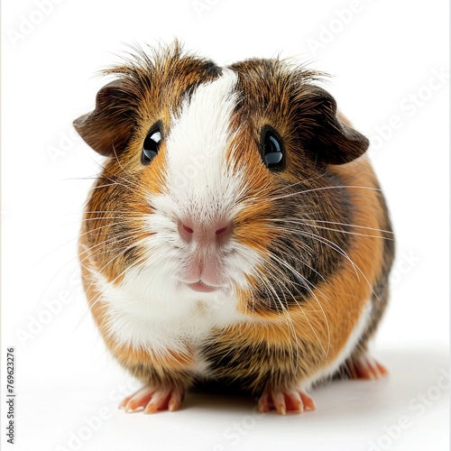 Guinea Pig (Cavia porcellus) isolated on white background