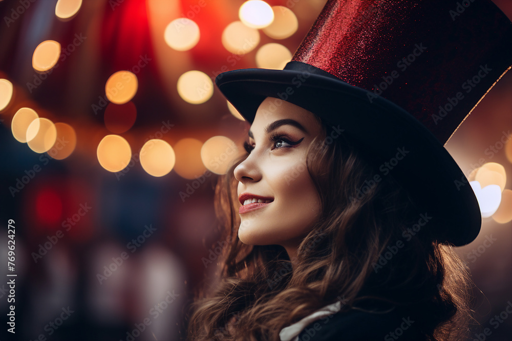 Movie scene stylized picture image made with Generative AI tools amazing circus performance actor trick tent Movie scene stylized picture image made with Generative AI tools amazing circus performance actor trick tent