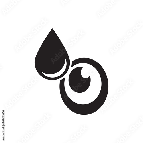 eye drops icon vector illustration design template