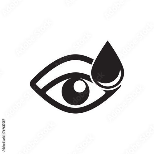 eye drops icon vector illustration design template