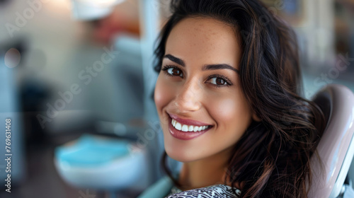 portrait of a smiling woman 