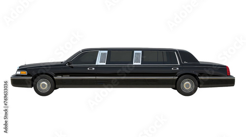 Limousine on Transparent Background PNG