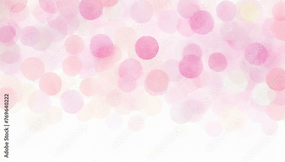 Watercolor style illustration background with polka dots in gentle colors. Watercolor style illustration background with polka dots in gentle colors.