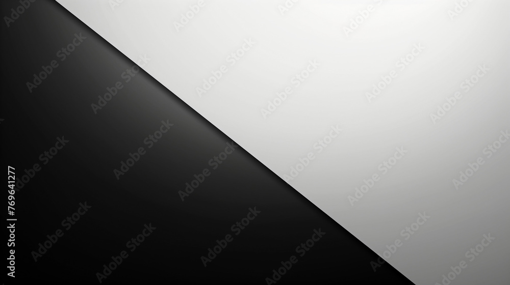 Black and white in contrast to each other. AI Generated Black and white in contrast to each other. AI Generated