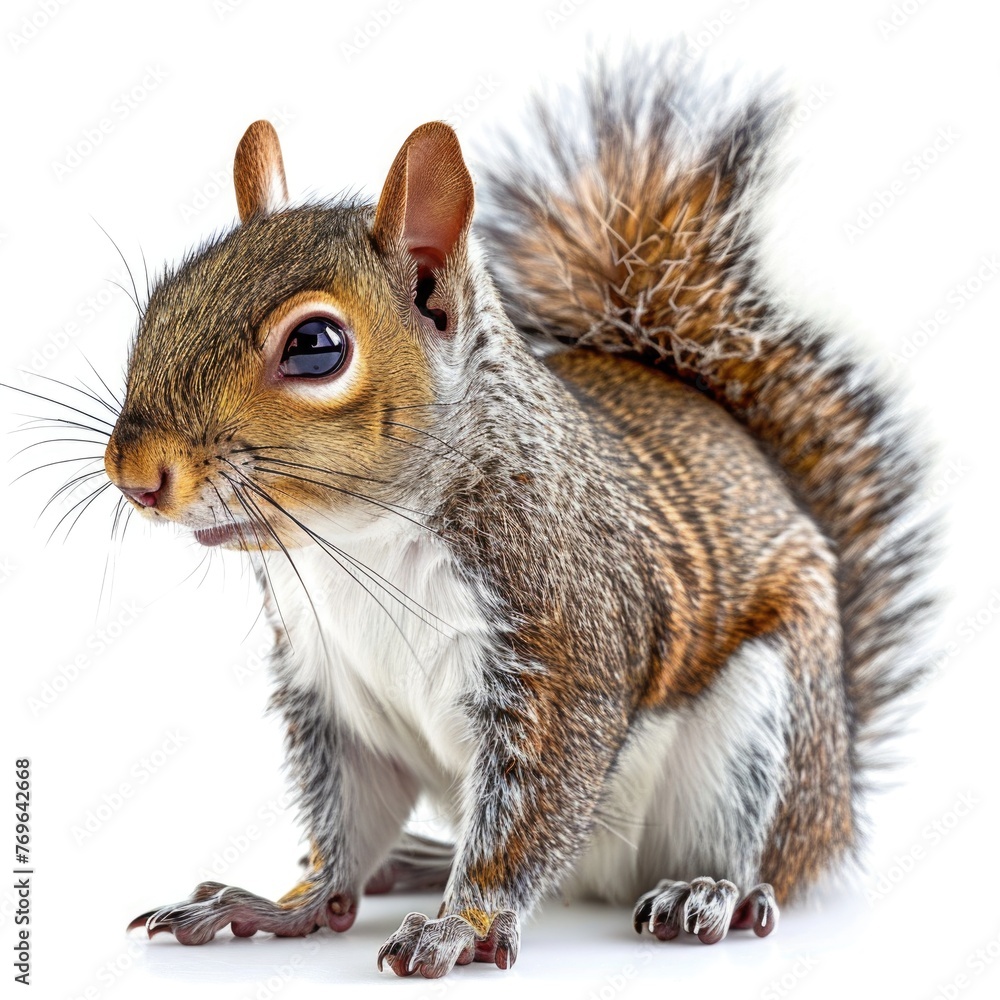 Squirrel isolated on white background Squirrel isolated on white background
