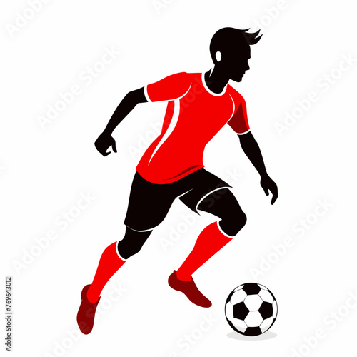 football player vector illustration © CreativeDesigns