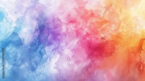 Abstract illustration watercolor art painting texture background. AI generated image