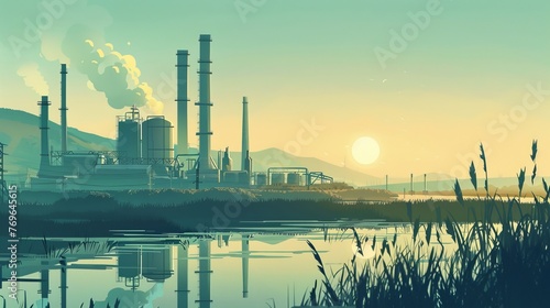 Environmental Chemistry: Analyze the sources, fate, and effects of pollutants in the environment, including air and water pollution and toxic chemicals. photo