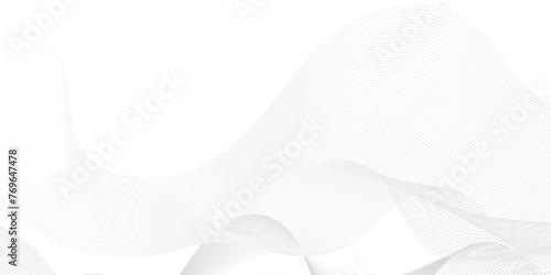 Abstract white digital blend wave lines and technology background. Modern white flowing wave lines and glowing moving lines. Futuristic technology and sound wave lines background.