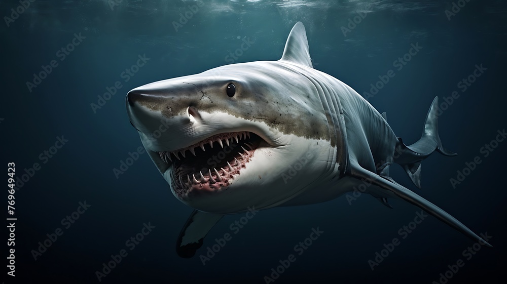 Fototapeta premium Underwater Predator: Shark