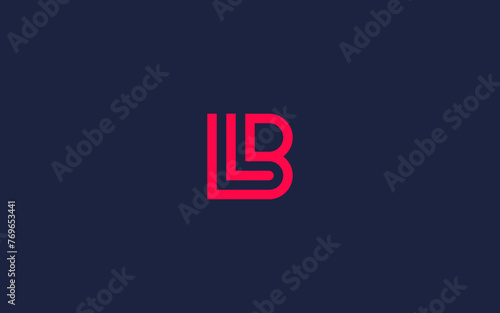 letter lb or bl logo icon design vector design template inspiration