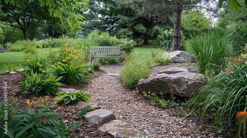 Bench in the big Garden