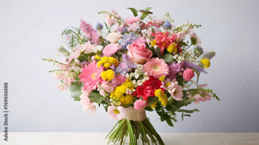 Vibrant Seasonal Floral Design - A Celebration of Springtime and Rejuvenation