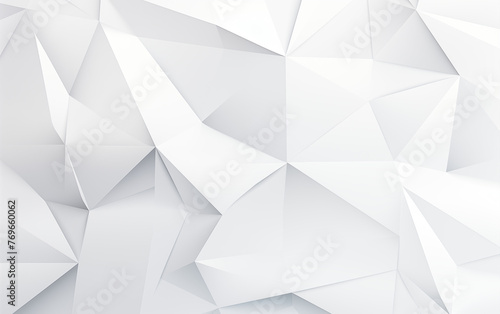 Abstract Background of triangular Patterns in white Colors. abstract geometric background from polygons, Low Poly Wallpaper concept 