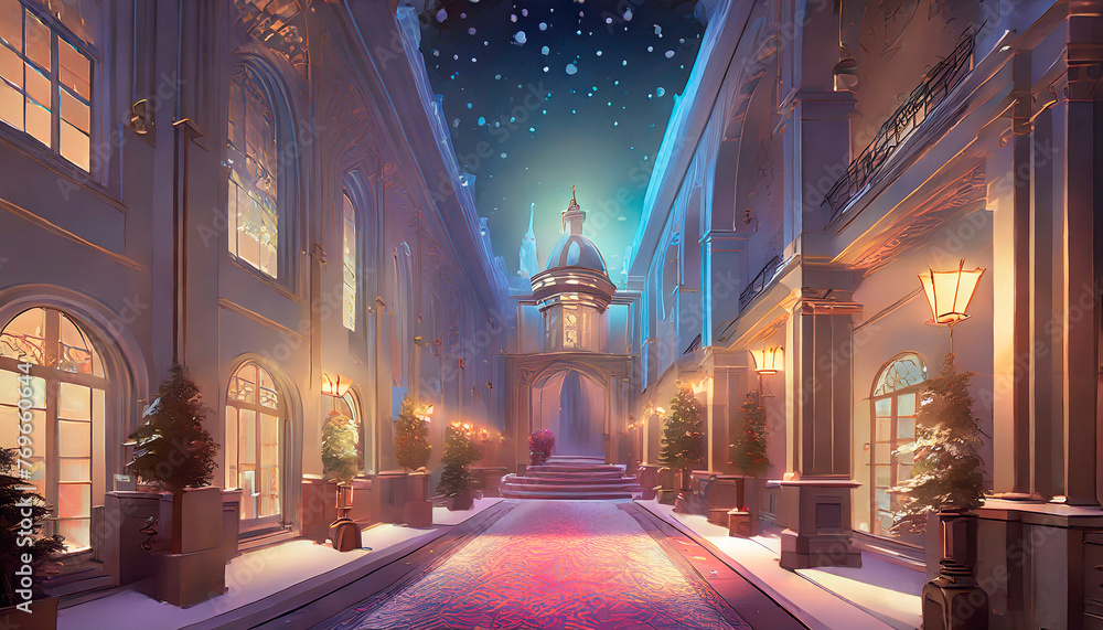 Fototapeta premium Generation of random AI images.